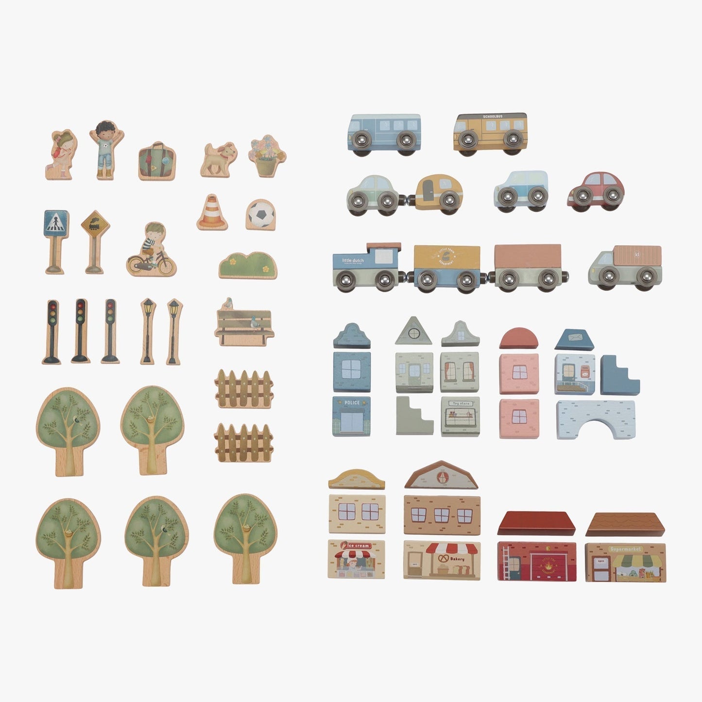 Little Dutch XL Train Track Set