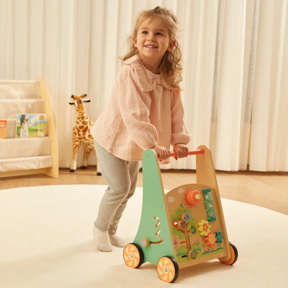 Wooden Baby Activity Walker – Nature Adventure Play Centre