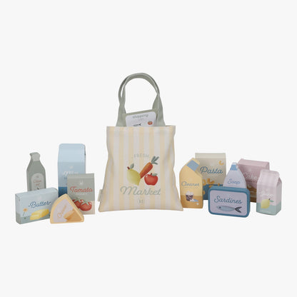 Little Dutch Wooden Shopping Cart